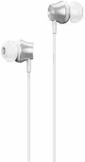 Remax RM-202 Earbuds Handsfree with 3.5mm Connector Silver