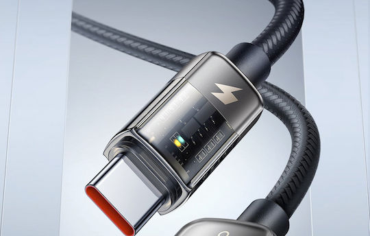 Mcdodo CA-3151 Braided USB 2.0 Cable USB-C Male - USB-A 100W PD Black 1.8m CA-3151