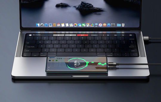 Mcdodo CA-3150 Braided USB 2.0 Cable USB-C male - USB-A 66W Μαύρο 1.2m CA-3150