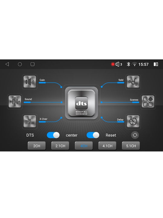 Lenovo Автомобилна Аудио Система (Блутут/USB/AUX/WiFi/GPS/Apple-Carplay/Android-Auto/CD) с Тъчскрийн 9"