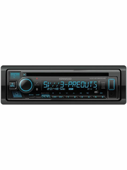 Kenwood KDC-BT960DAB Ηχοσύστημα Αυτοκινήτου Universal 1DIN (USB/AUX) με Αποσπώμενη Πρόσοψη