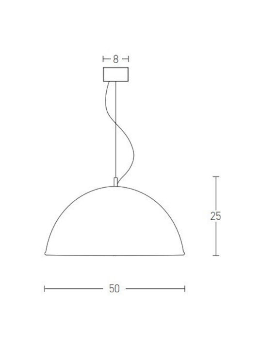 Zambelis Lights Hängelampe LED Glocke Gold