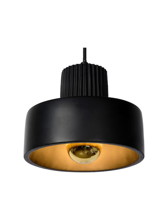 Lucide Lightning Ophelia Pendant Light Single-Light for Socket E27 Black