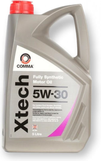 Comma Oil Xtech Συνθετικό Λάδι Αυτοκινήτου 5W-30 5lt