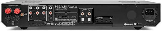 Roksan Attessa Integrated Ολοκληρωμένος Ενισχυτής Hi-Fi Stereo 130W/4Ω 80W/8Ω Μαύρος