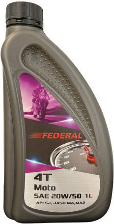 Federal Moto 4T Motorradöl für Viertaktmotoren 20W-50 1Es
