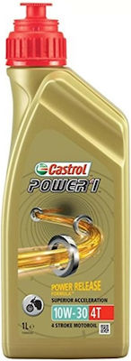 Castrol Power 1 4T Racing Motorcycle Oil for Four-Stroke Engines 10W-30 1lt