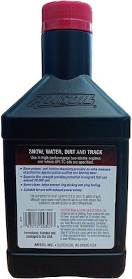 Amsoil Dominator Racing Synthetisch Motorradöl für Zweitaktmotoren 946ml