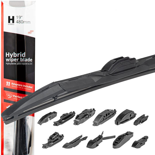AMiO Hybrid Multi Connect Υαλοκαθαριστήρας Αυτοκινήτου Οδηγού 700mm Universal