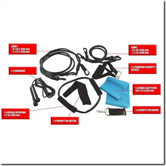 Yakimasport Dynamic Strength Training Band σε Κόκκινο Χρώμα