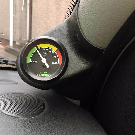 Auto Gs Prosport Car Column Single Instrument Mount 52mm Carbon Type