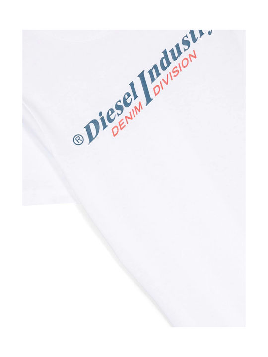 Diesel Kinder-T-Shirt Weiß