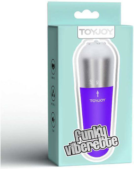 ToyJoy Funky Viberette Mini Κλειτοριδικός Δονητής 15.5cm Violet