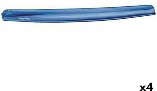Fellowes Crystal Gel Keyboard Wrist Rest Στήριγμα Καρπού για Πληκτρολόγιο Μπλε