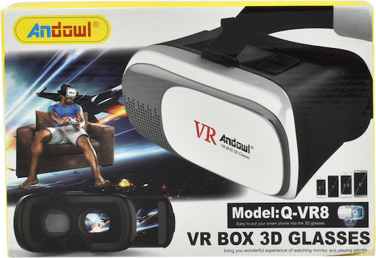 Andowl Q-VR8 VR Headset за Мобилни от 4.5" до 6"