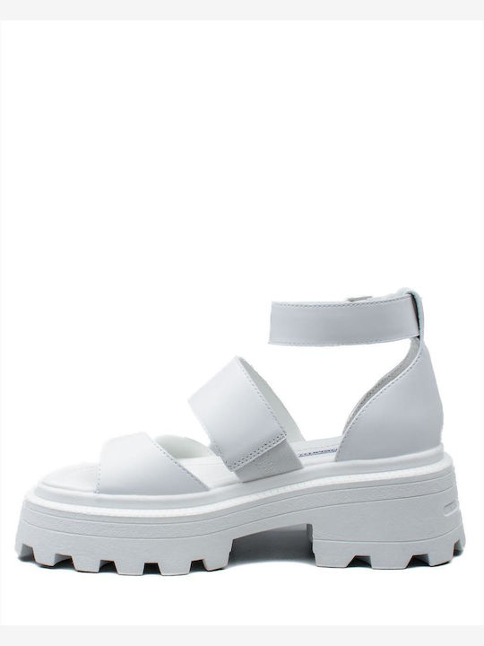 Windsor Smith Leather Women's Sandals In White Colour