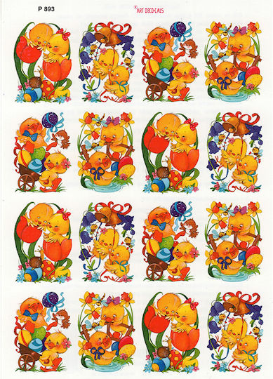 Easter Decals Egg Paper 12x17cm