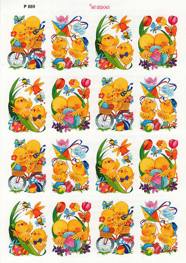 Easter Decals Egg Paper 12x17cm