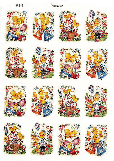 Easter Decals Egg Paper 12x17cm