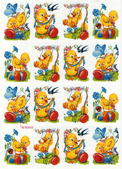 Easter Decals Egg Paper 12x17cm