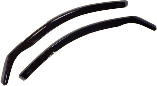 Heko Set of Windbreakers Front Car Dark Fime for Volkswagen LT 2pcs