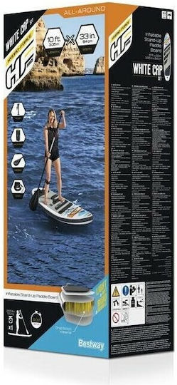 Bestway Hydro-Force Φουσκωτή Σανίδα SUP με Μήκος 3.05m Πολύχρωμη