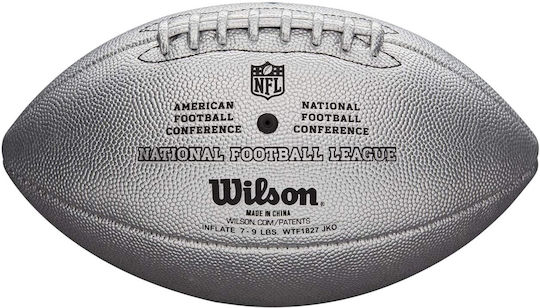 Wilson Duke Metallic Edition Mingea de Rugby Argint