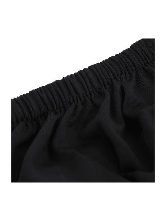 vidaXL Husă Elastică Fotoliu Negru 1buc 332932