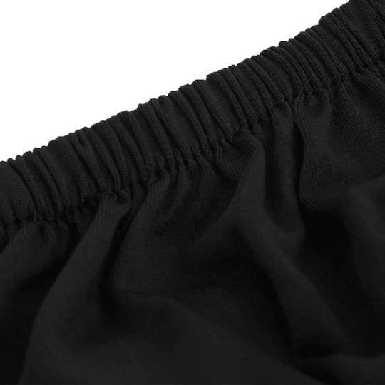 vidaXL Husă Elastică Fotoliu Negru 1buc 332932