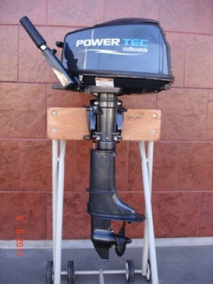 Powertec Gasoline Outboard Engine 4 Stroke with 6hp Power