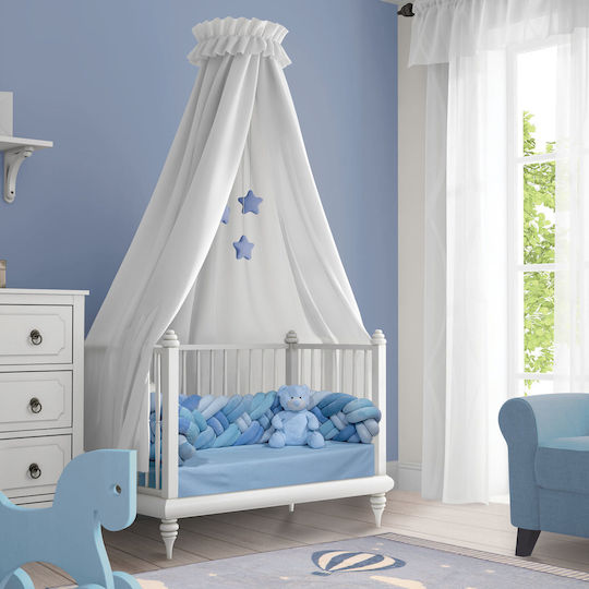 Greenwich Polo Club 8817 Crib Bumpers Braided Inside Blue 25x200cm