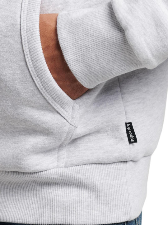 Superdry Men's Sweatshirt with Hood and Pockets Gray