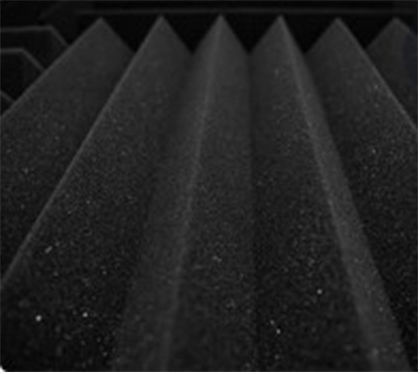 Proacoustics Polyfon Sound Absorbing Sheet (16pcs) in Design Wedge 30cm x 30cm x 50mm in Gray Color