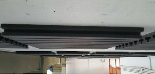 Proacoustics Polyfon Linear 55 Sound Absorbing Panel (6pcs) in Design Linear 60cm x 60cm x 55mm in Gray Color
