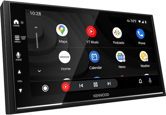 Kenwood Car Audio System 2DIN (Bluetooth/USB/WiFi/GPS/Apple-Carplay/Android-Auto) with Touch Screen 6.8"
