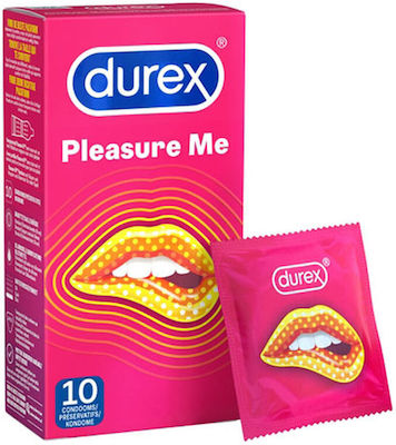 Durex Pleasure Me Ribbed Condoms 10pcs