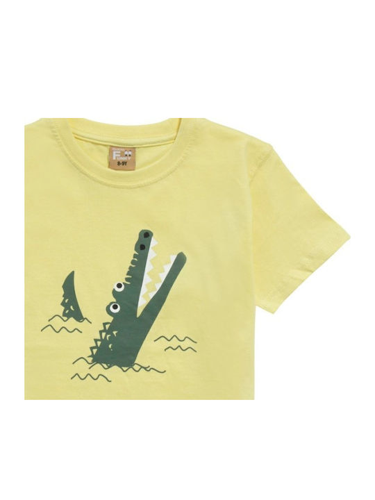 Funky T-shirt Κίτρινο