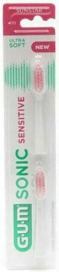 GUM Sonic Senistive 4111 Rezerve capete periuta dinti electrica 2 buc