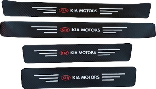 Carsun Защитни Защита на вратите за Врати на кола Комплект стикери 3м x 3м 4бр Черен