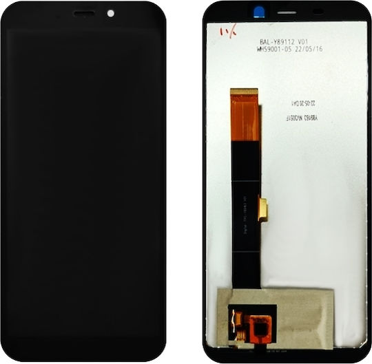 Oukitel Οθόνη mit Touch-Mechanismus für Oukitel WP20 (Schwarz)