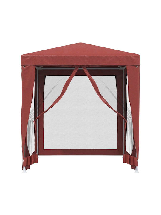 vidaXL Gazebo Grădină Roșu x2m