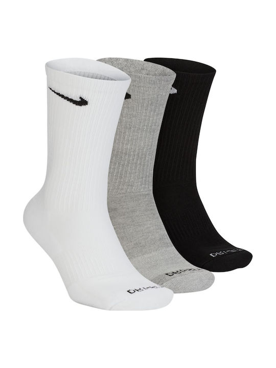 Nike Everyday Plus Αθλητικές Κάλτσες Πολύχρωμες 3 Ζεύγη