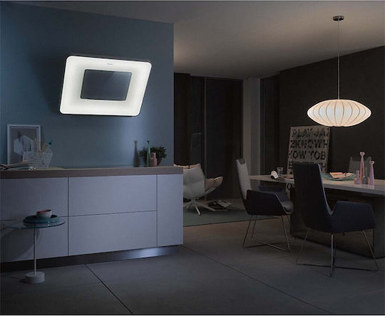 Miele DA 6999 W Pearl Απορροφητήρας Καμινάδα 90cm Λευκός με Wi-Fi