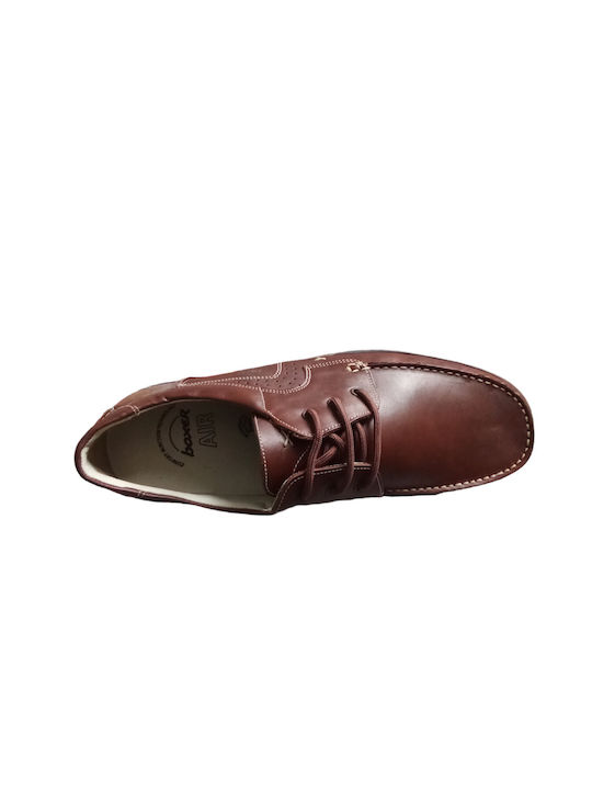 Boxer Air Men's Anatomic Leather Casual Shoes Tabac Brown