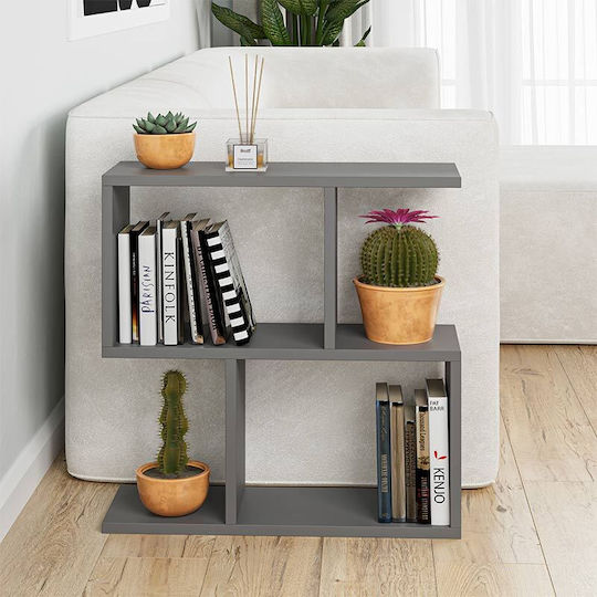 Rechteckig Beistelltisch Homemania Holz Charcoal B60xT20xH60cm