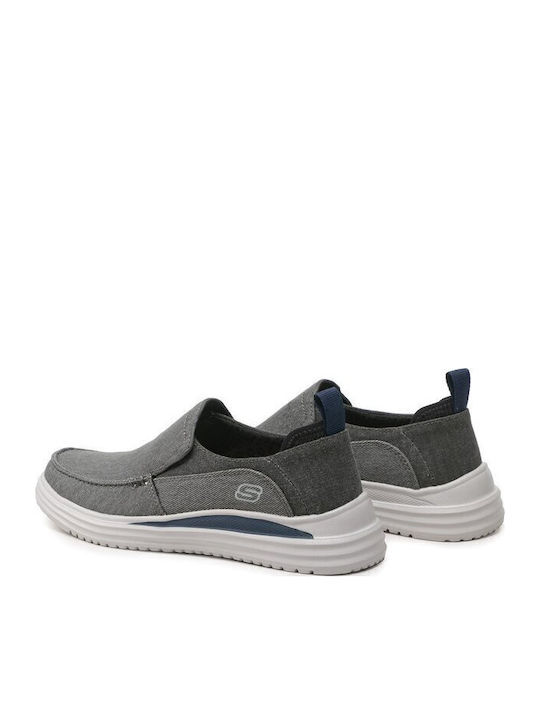 Proven Evers Ανδρικά Slip-On Γκρι