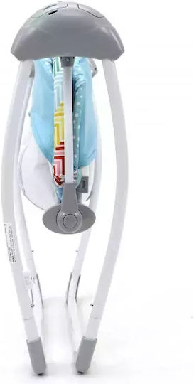 Asalvo Elektrisch Baby Relax Schaukel Musical mit Musik Blau für Kind bis 9kg