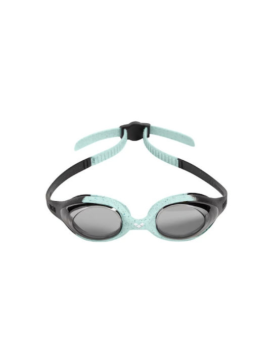 Arena Spider Swimming Goggles Kids with Anti-Fog Lenses Turquoise