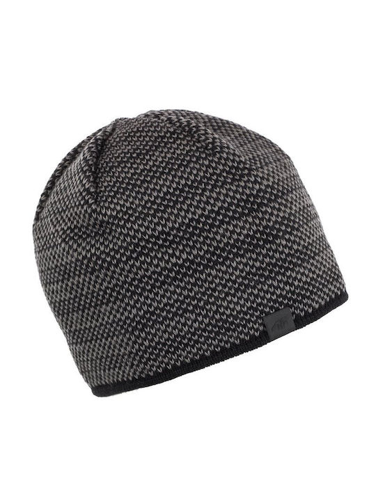 4F Beanie Ανδρικός Σκούφος σε Γκρι χρώμα