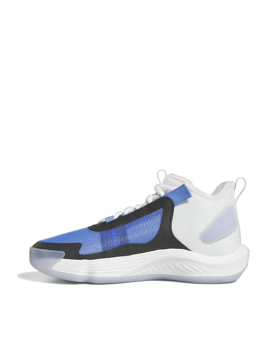 Adizero Select High Basketball Shoes Blue Fusion / Core Black / Cloud White